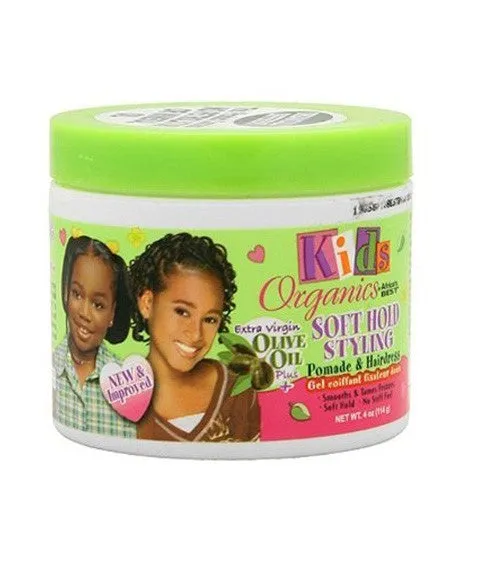 Africas Best Kids Organics Soft Hold Styling Pomade And Hairdress