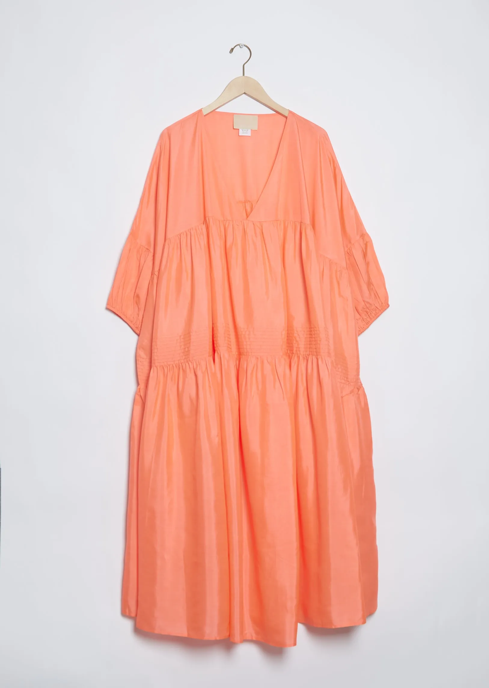 Airi Mxi Dress — Fluoro Coral