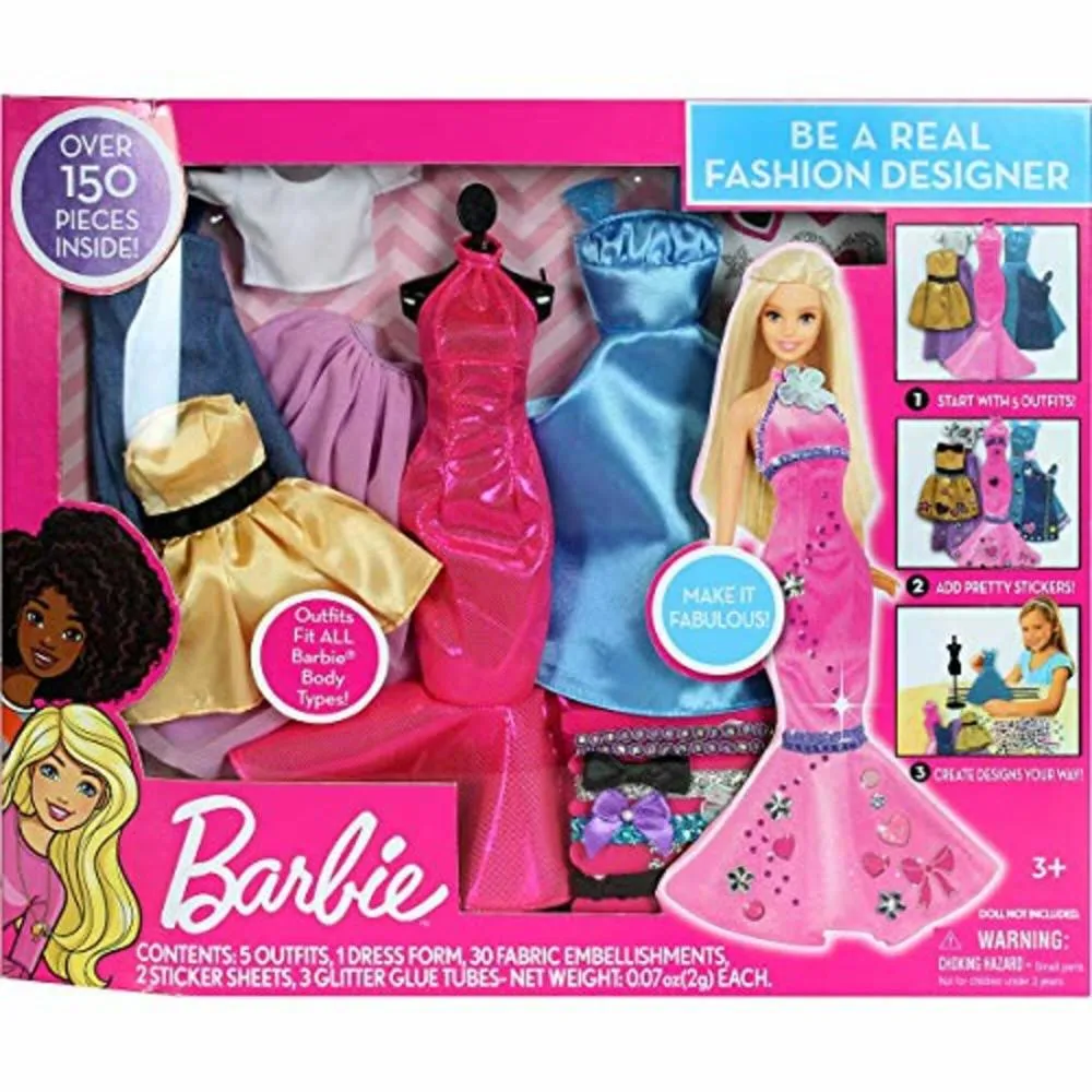 Barbie Be A Real Fashion Designer Set - Classic Edition for Kids Ages 3 