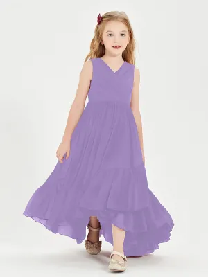 Boho Junior Bridesmaid Dresses Cascading Skirt Tahiti