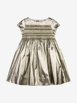 Bonpoint Girls Duchesse Dress in Gold