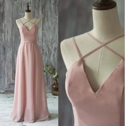 Charming Prom Dress Long Prom Dresses Sexy Backless Prom Dresses Chiffon Evening Dresses WK137