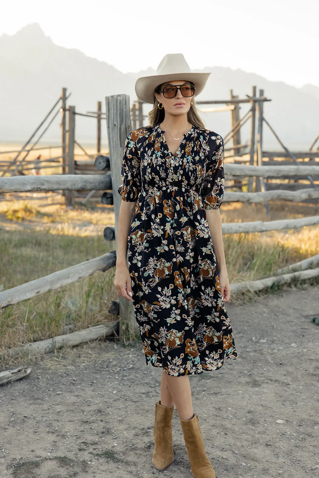 Chloe Grace Floral Dress