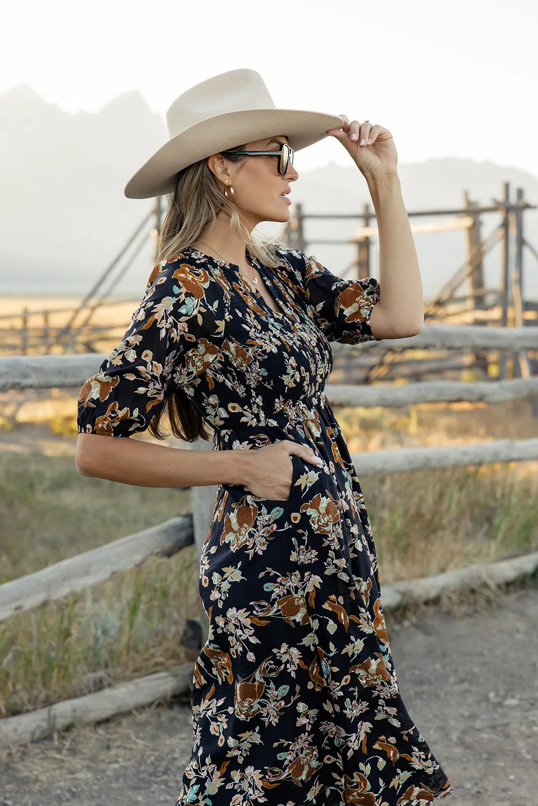 Chloe Grace Floral Dress