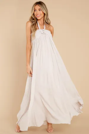 Dream Of You Beige Maxi Dress