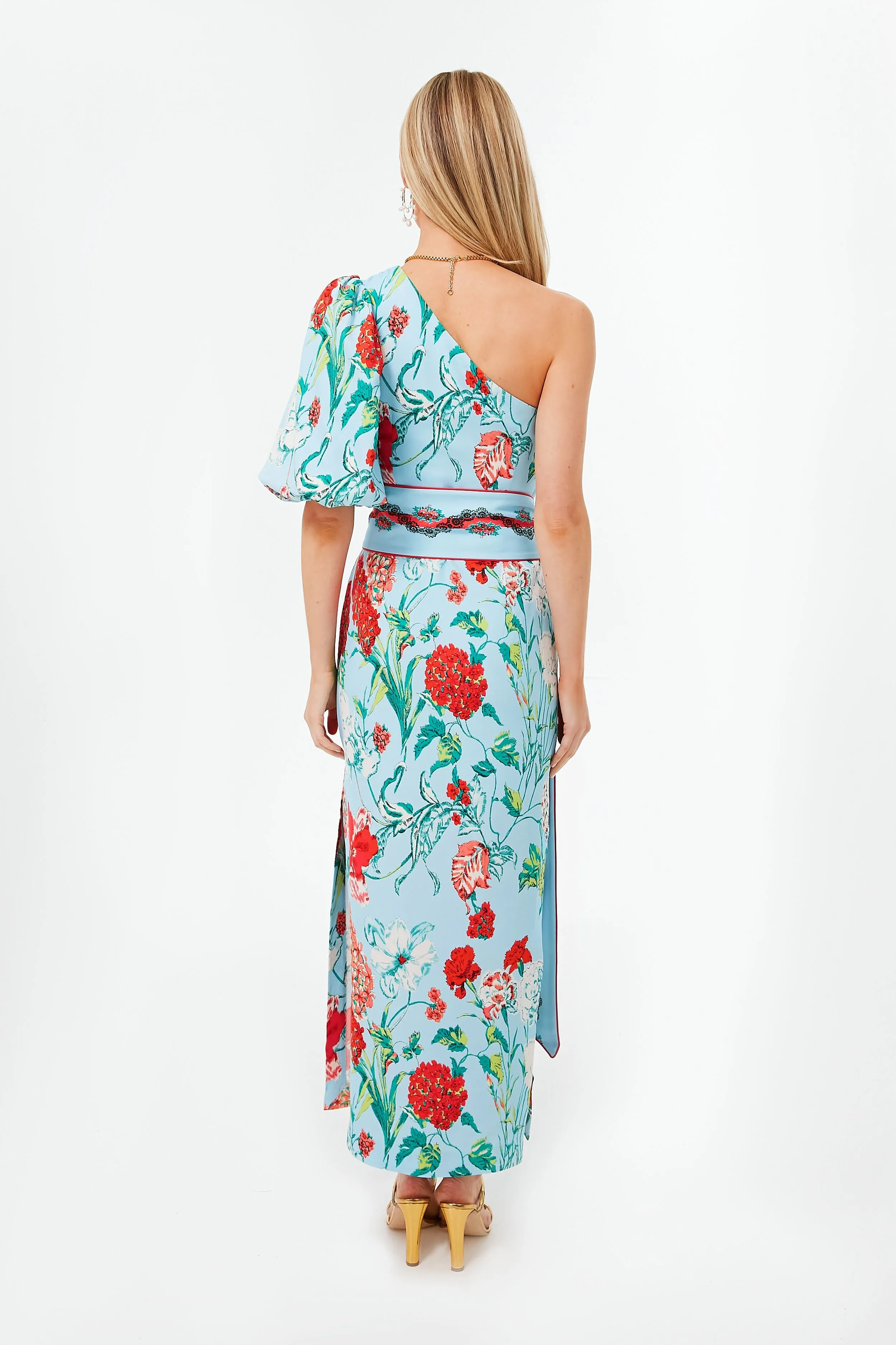 Floral Dew One Shoulder Lucia Dress