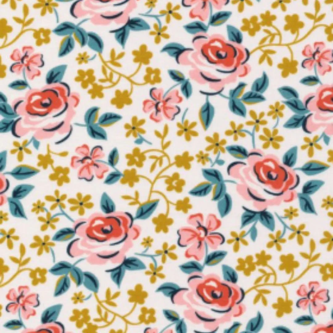 Flower Garden Collection - 100% Organic Cotton 44-45"