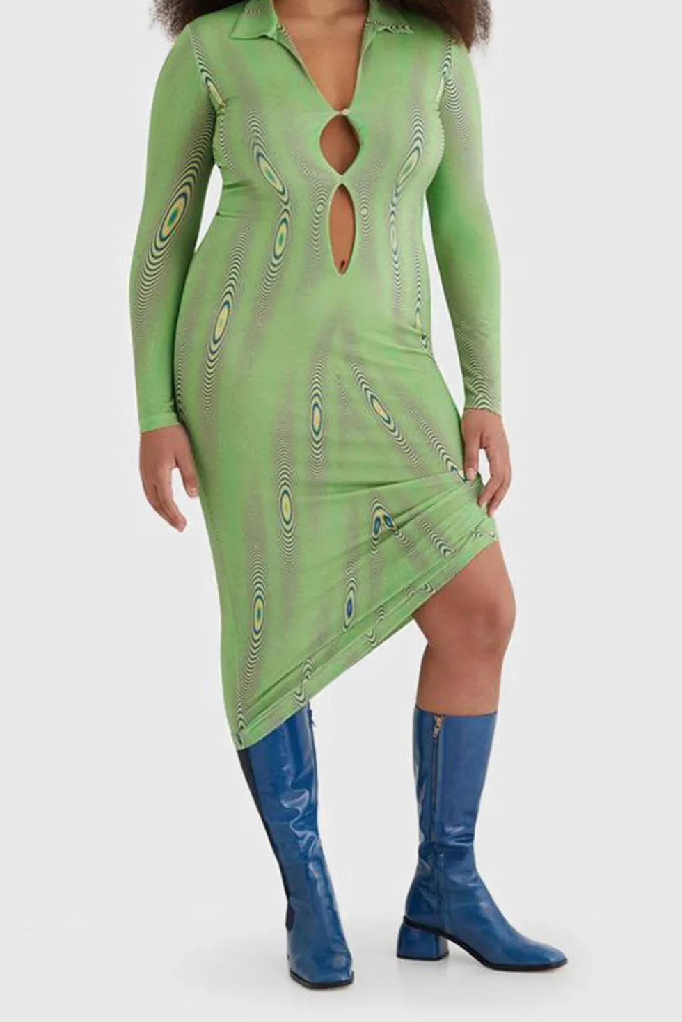 Gamma Dress - Intense Green