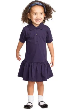 Girls Short Sleeve Polo Dress