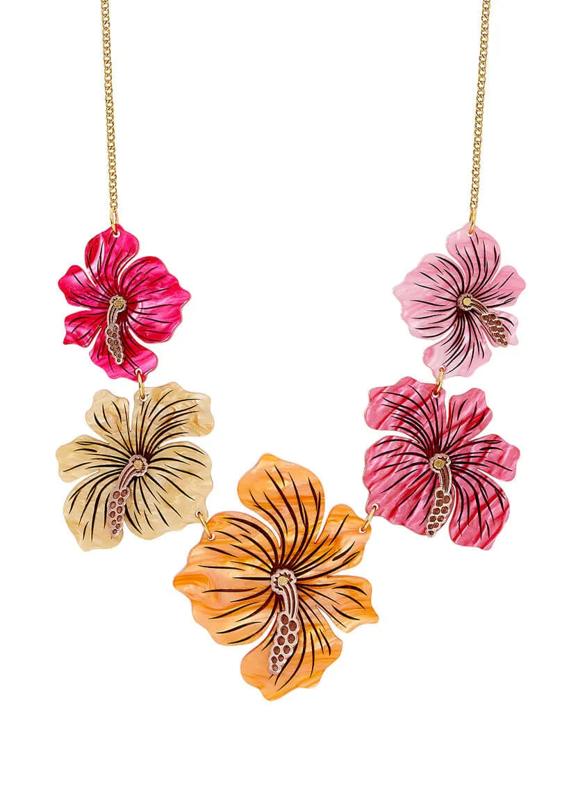 Hibiscus Flower Necklace