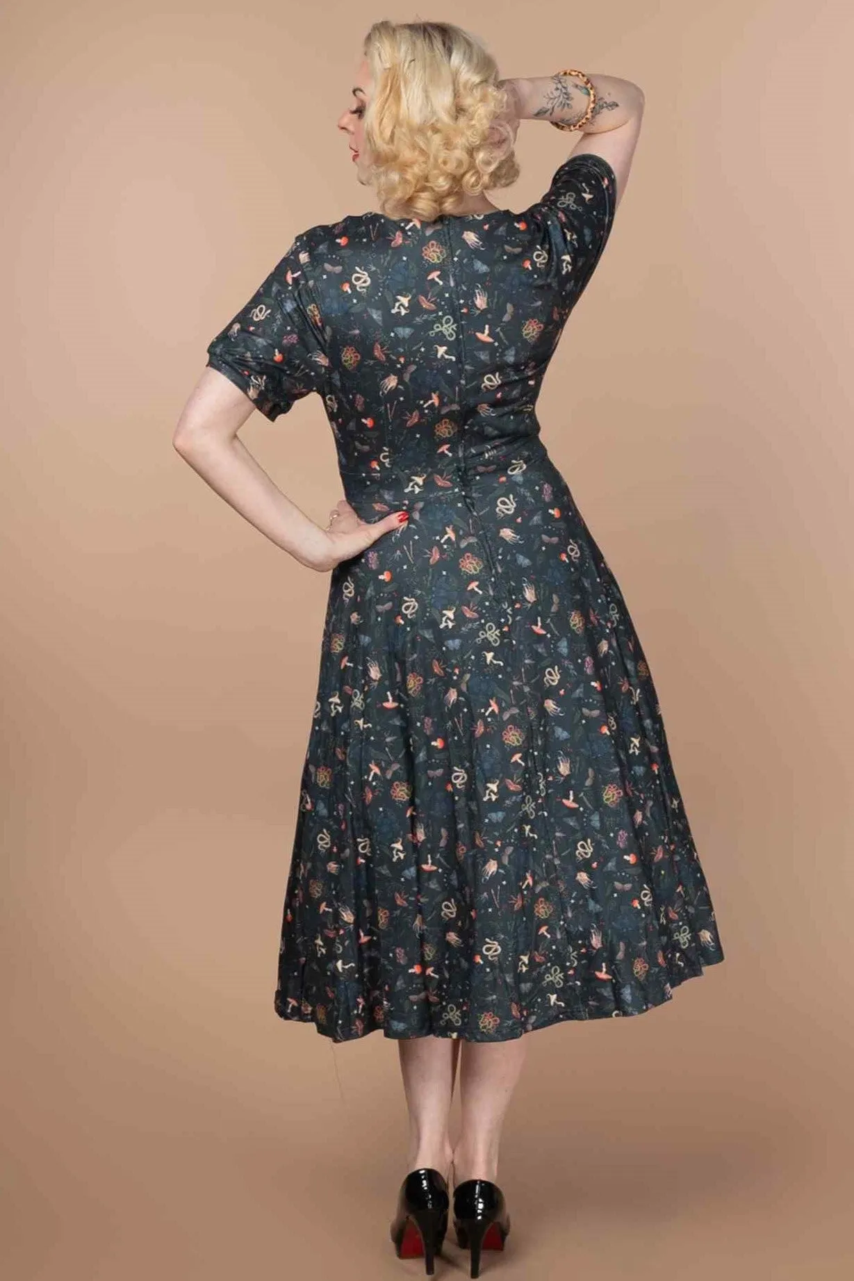 Julia 50s Style Mystical Forest Dress