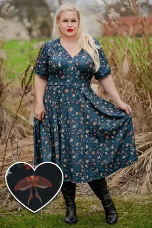 Julia 50s Style Mystical Forest Dress