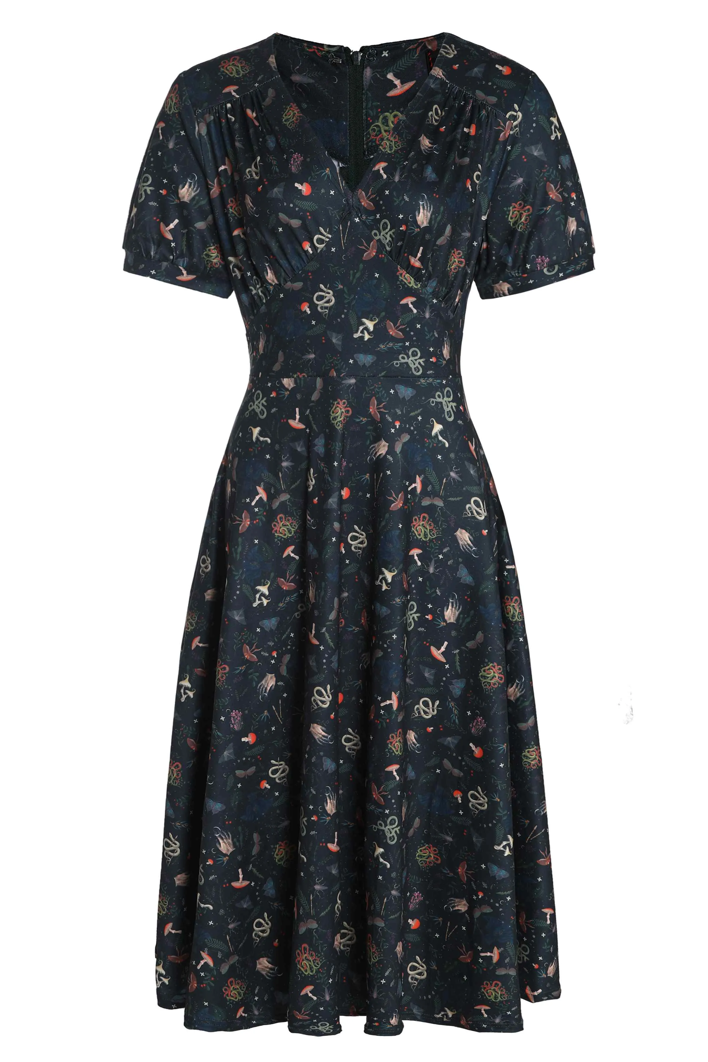 Julia 50s Style Mystical Forest Dress