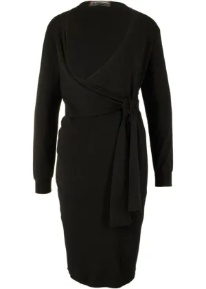 Knitted maternity dress/knitted nursing dress Bpc Bonprix Collection ,  black