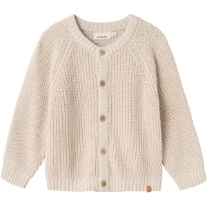 Lil'Atelier Sheer Bliss Emlen Lin Knit Cardigan Noos