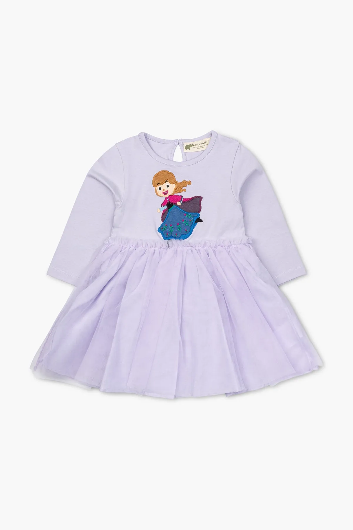 Long Sleeve Tulle Dress_Disney's Frozen Anna