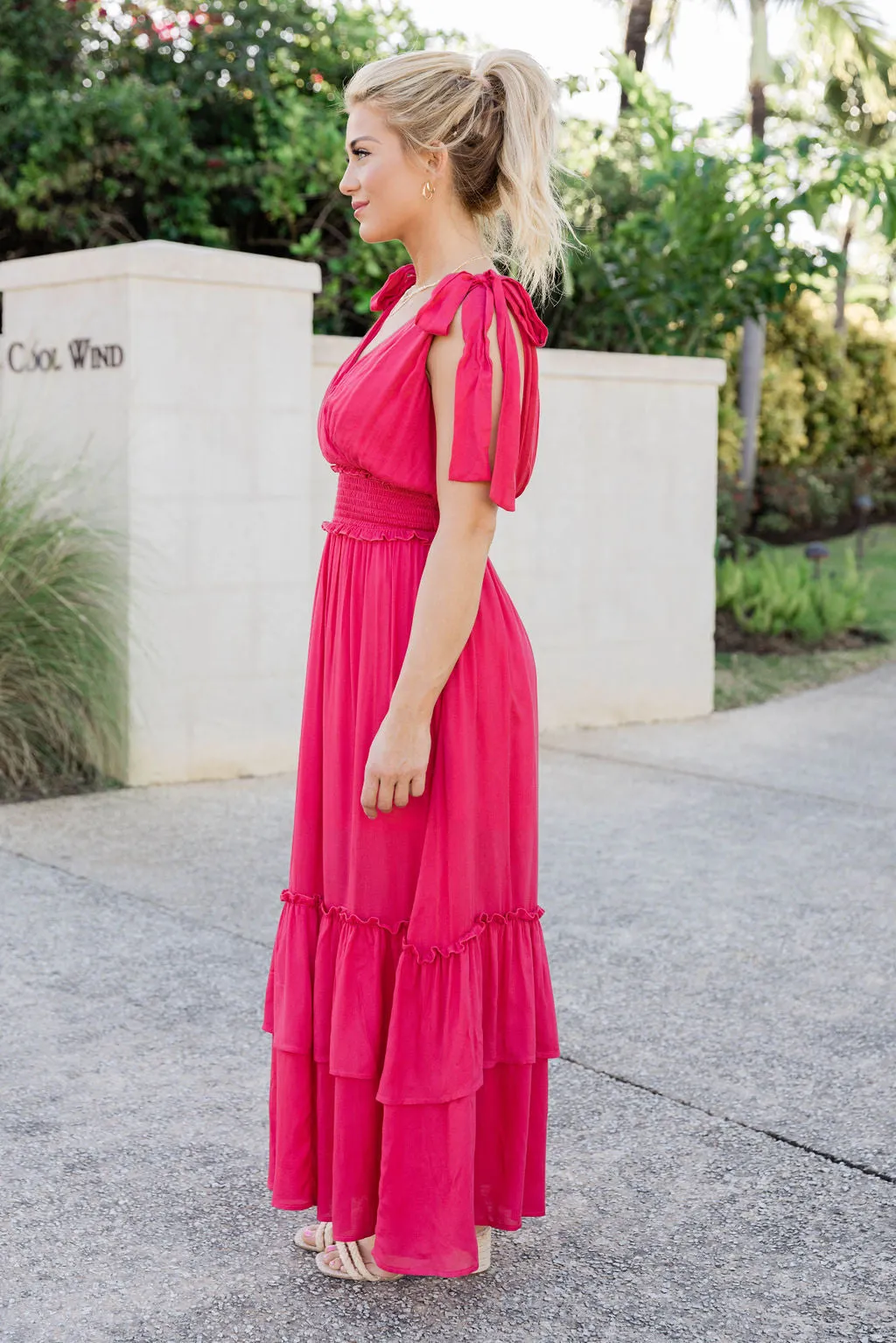 Make It Memorable Watermelon Maxi Dress FINAL SALE