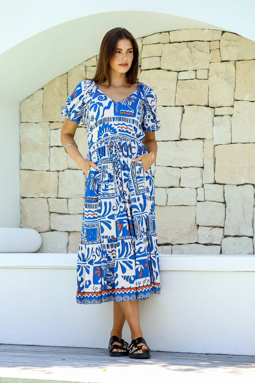 Mexico Soleil Border Dress