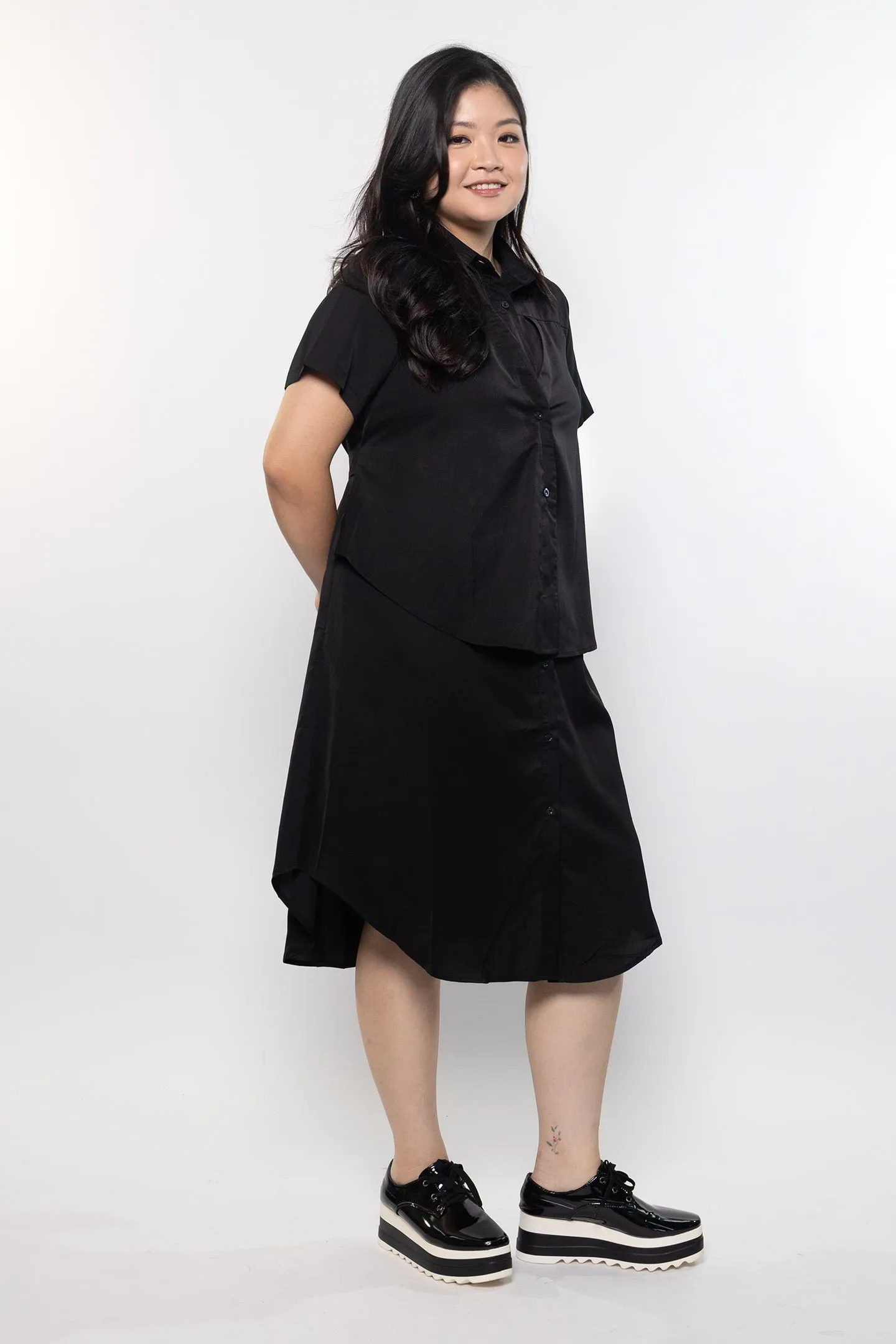 Milo Dress in Black Delight