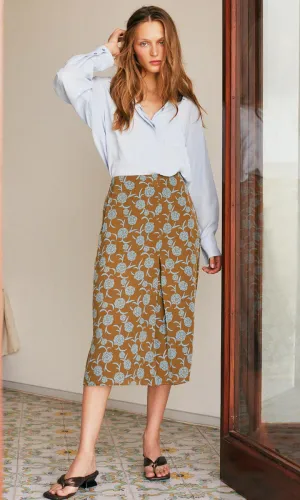 Momoni Charlotte Silk Skirt