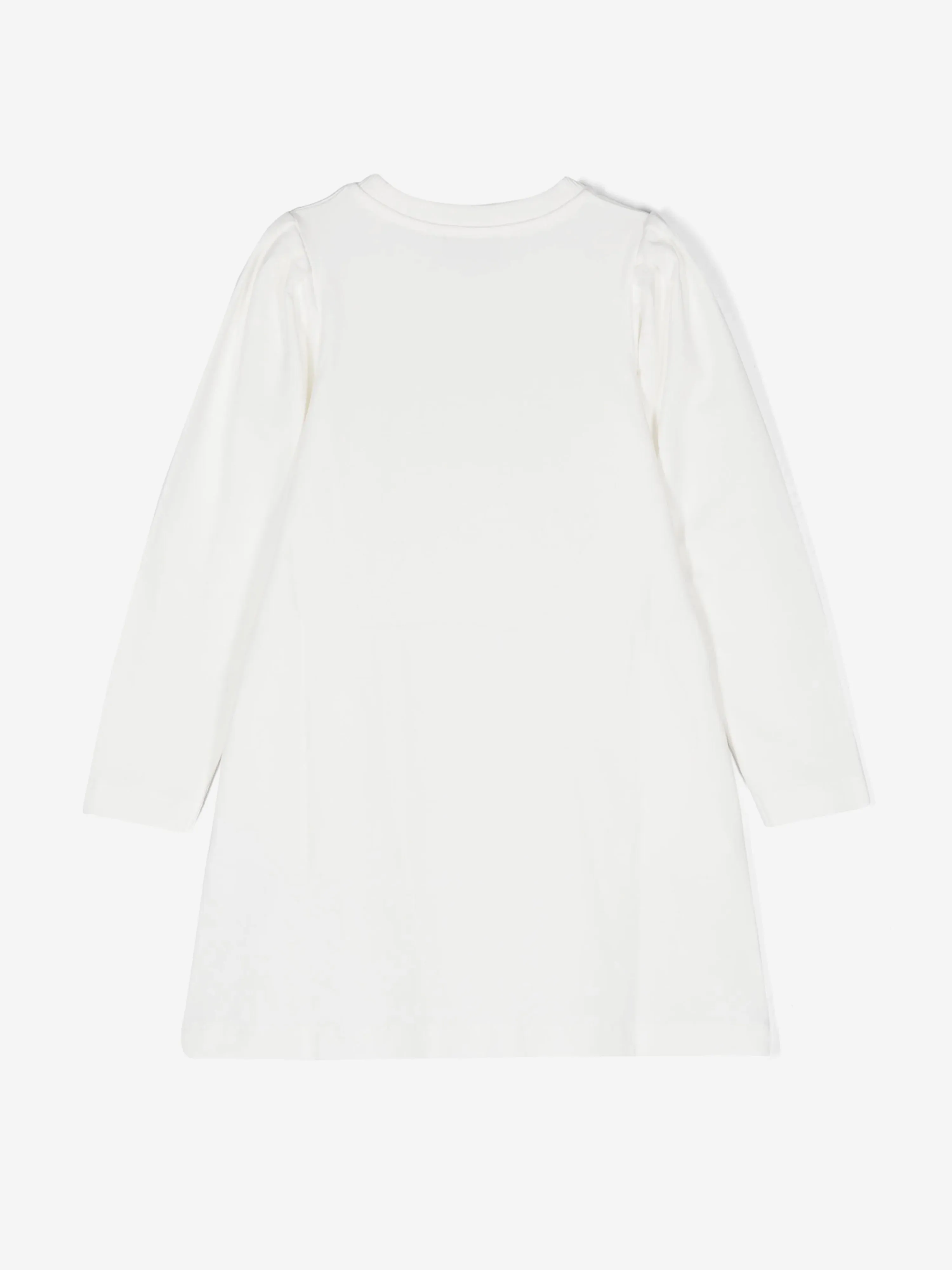 Moschino Girls Teddy Bear Jersey Dress in Ivory