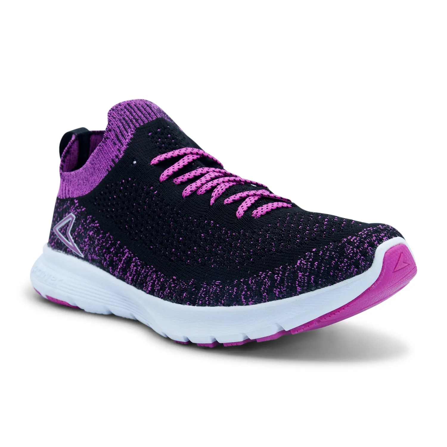 Power Purple-Black Sporty Sneaker for Women