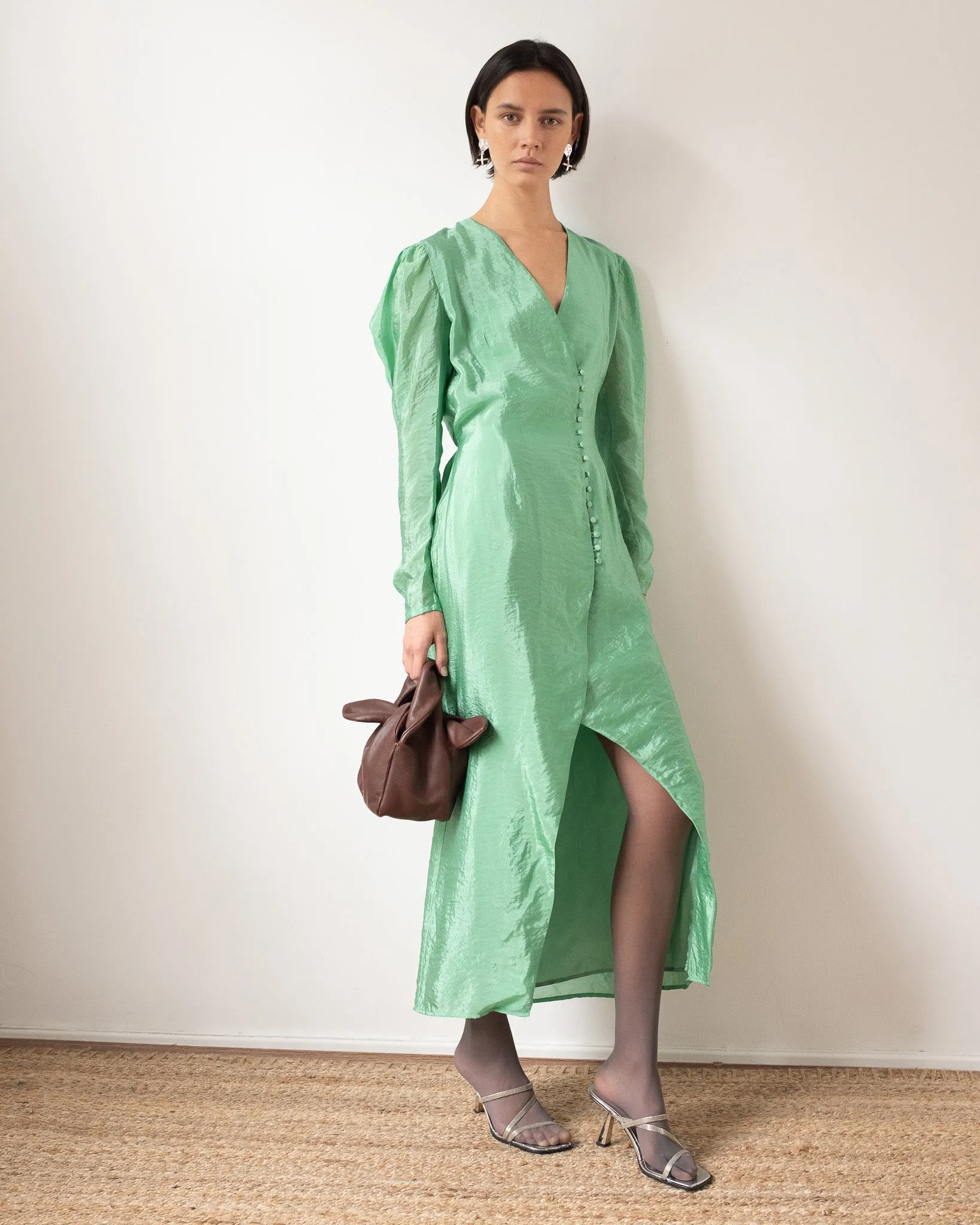 Remi Dress Viscose Blend Jade