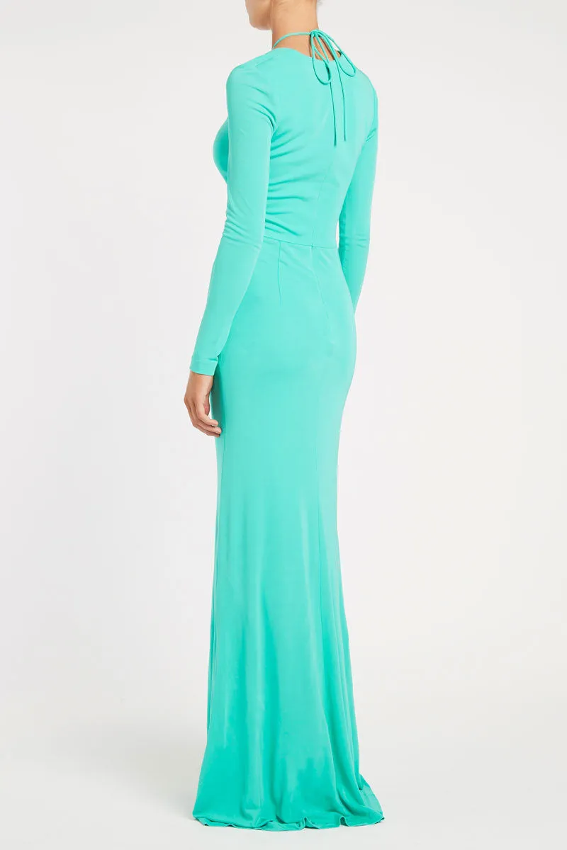 Riccardo Gown Turquoise