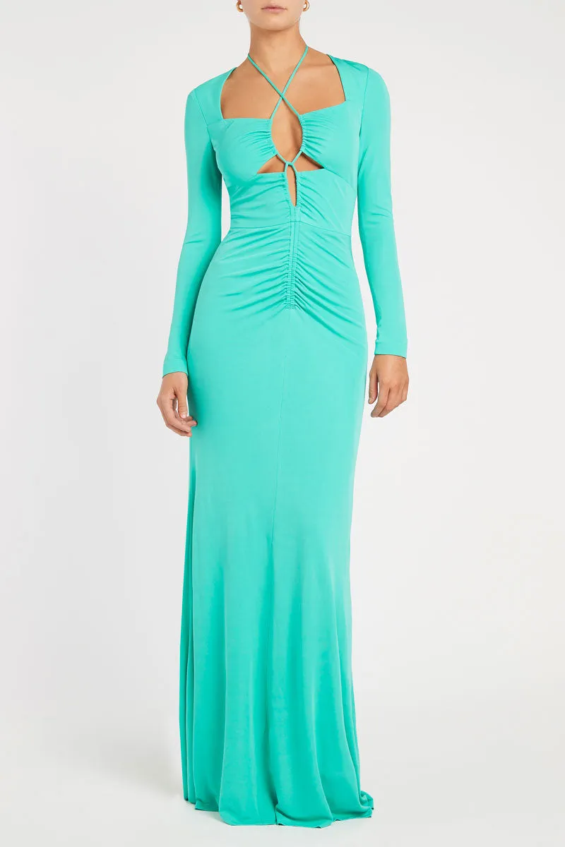 Riccardo Gown Turquoise