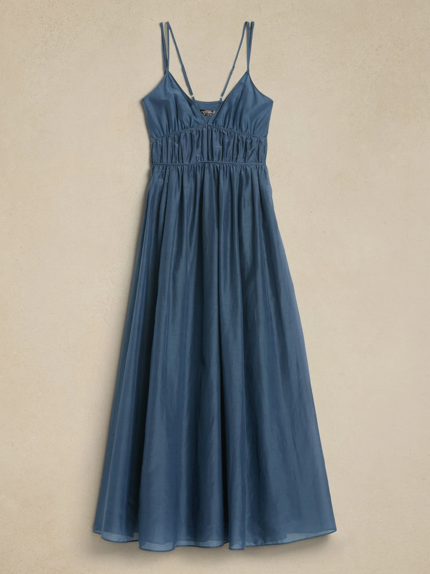 Rosalia Cotton-Silk Maxi Dress