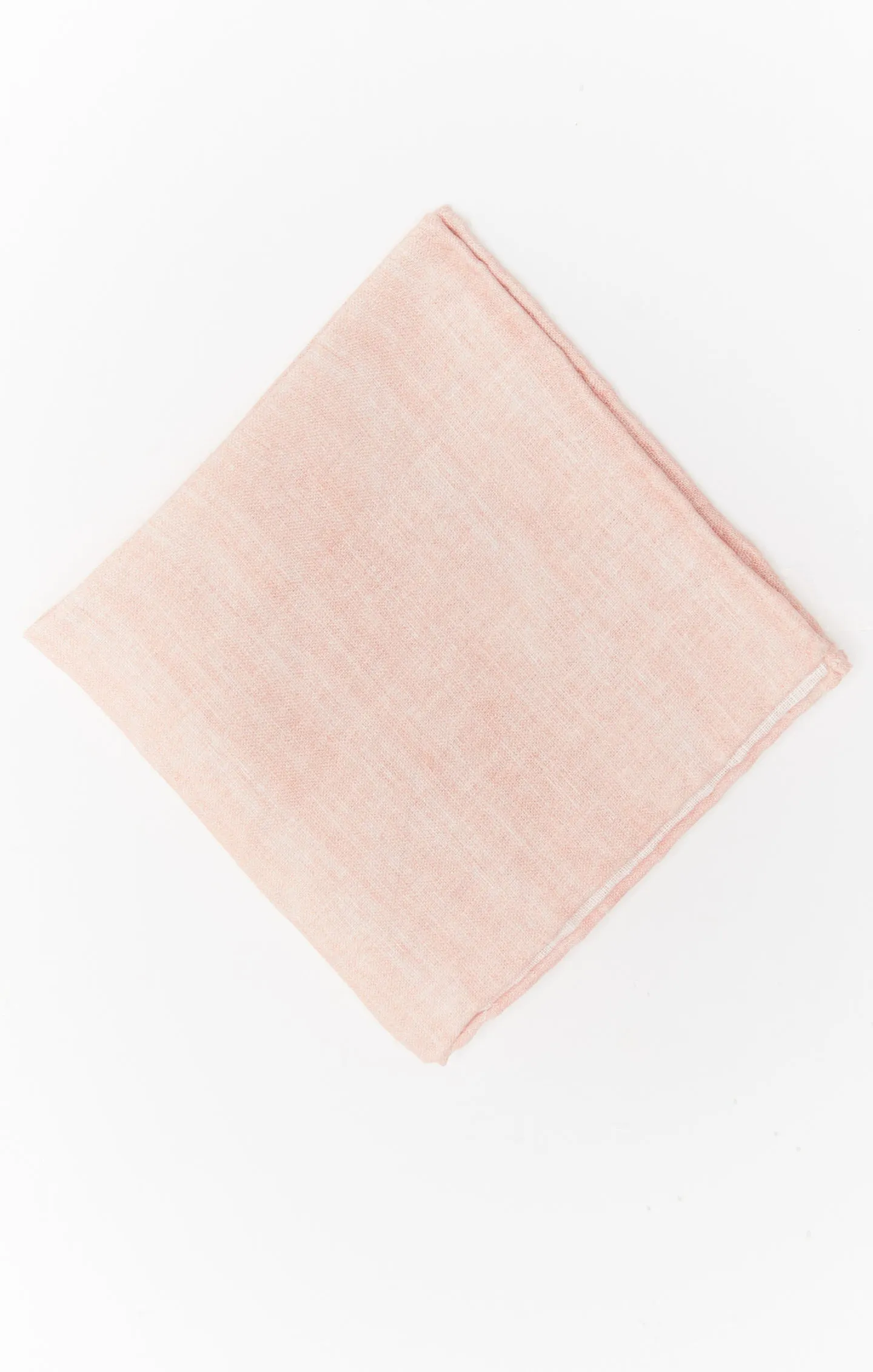 Sam Pocket Square ~ Dusty Blush Linen