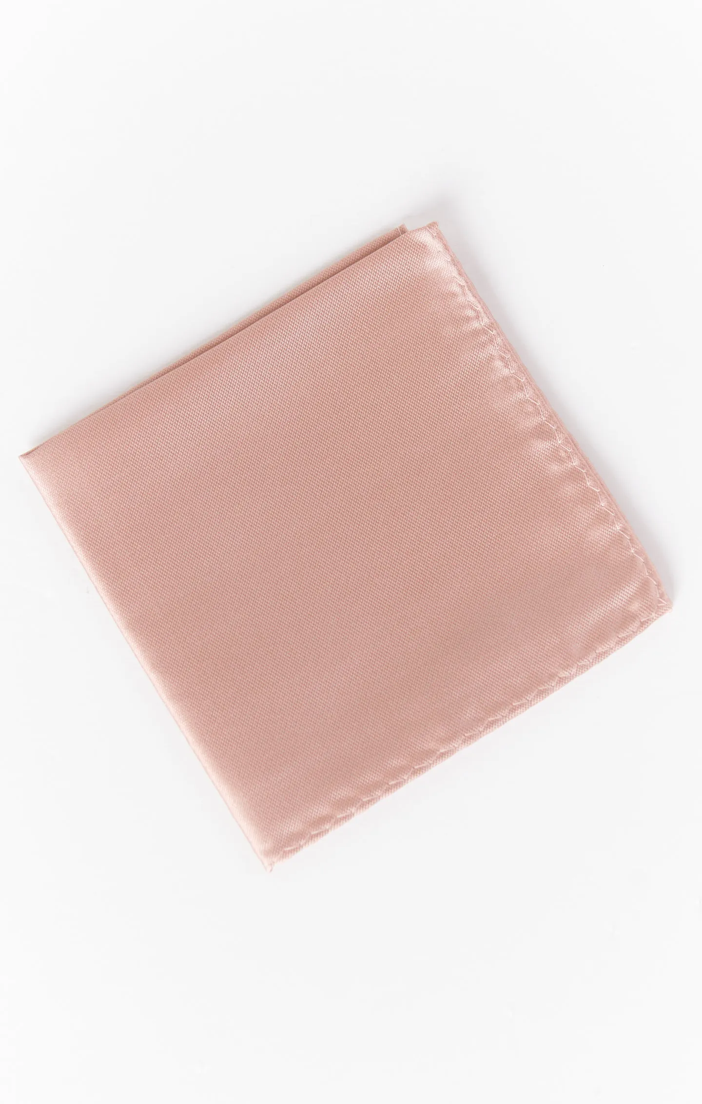 Sam Pocket Square ~ Rose Gold Solid