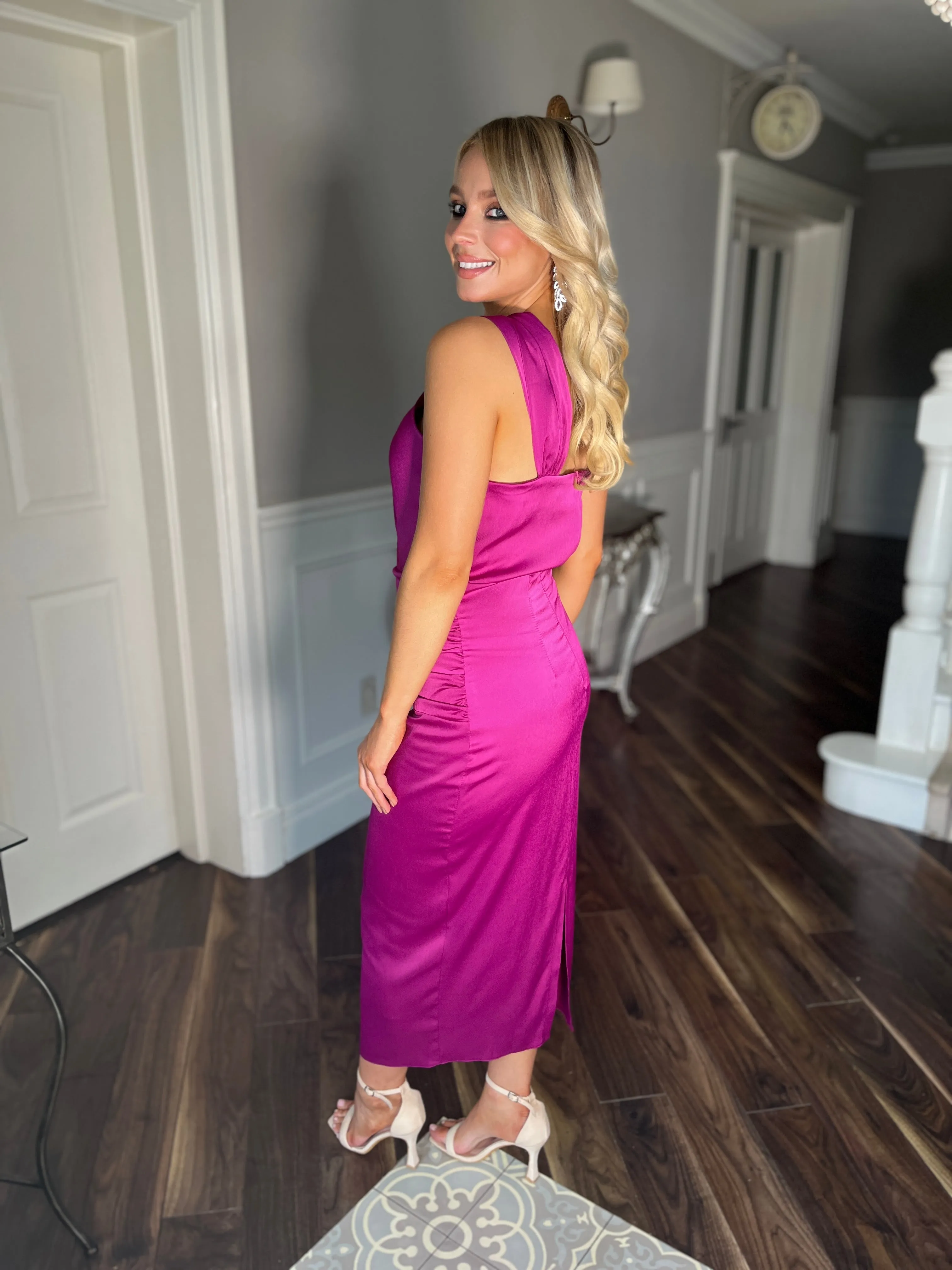 Sarah Jane Magenta Dress