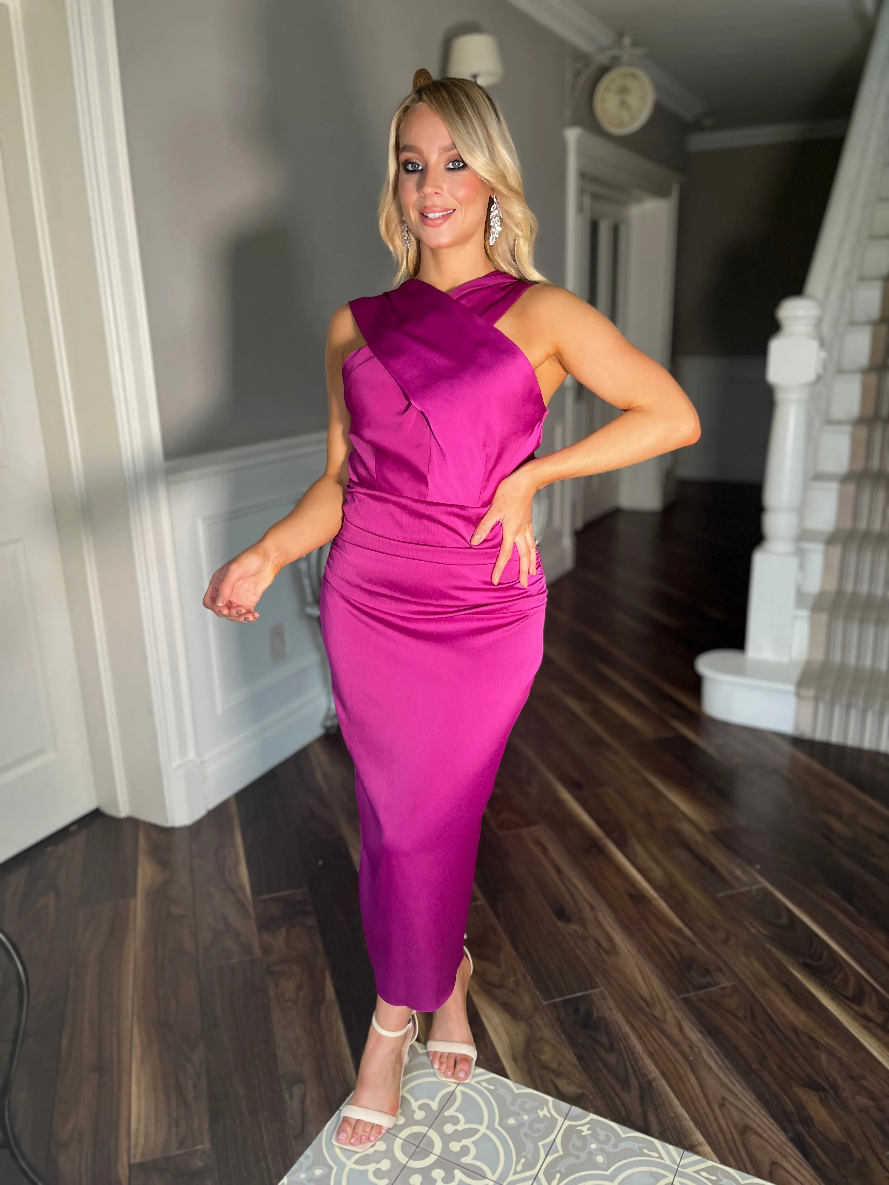 Sarah Jane Magenta Dress