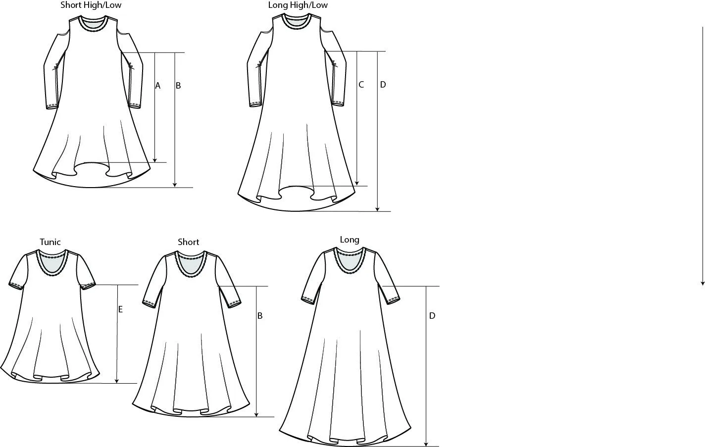 Scarlet Swing Dress PDF Sewing Pattern XXS to 3XL