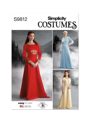 Simplicity Pattern 9812 Misses Costume