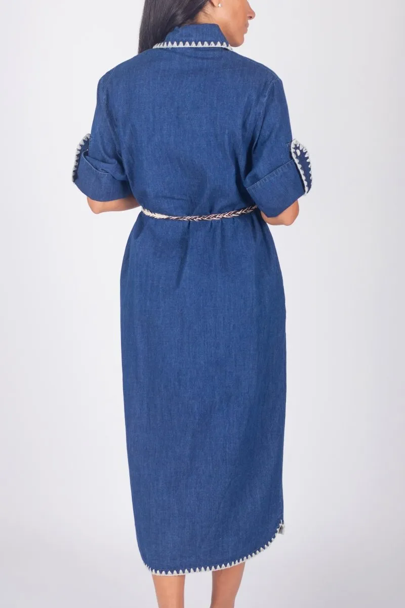 SOPHIA DRESS (DENIM) 46"