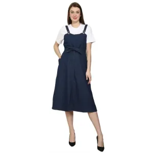 Stylish Fancy Denim Dungarees Dresses For Women