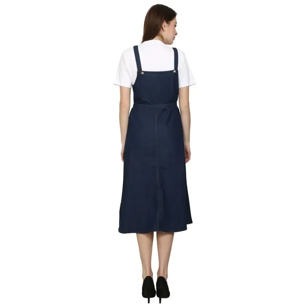 Stylish Fancy Denim Dungarees Dresses For Women