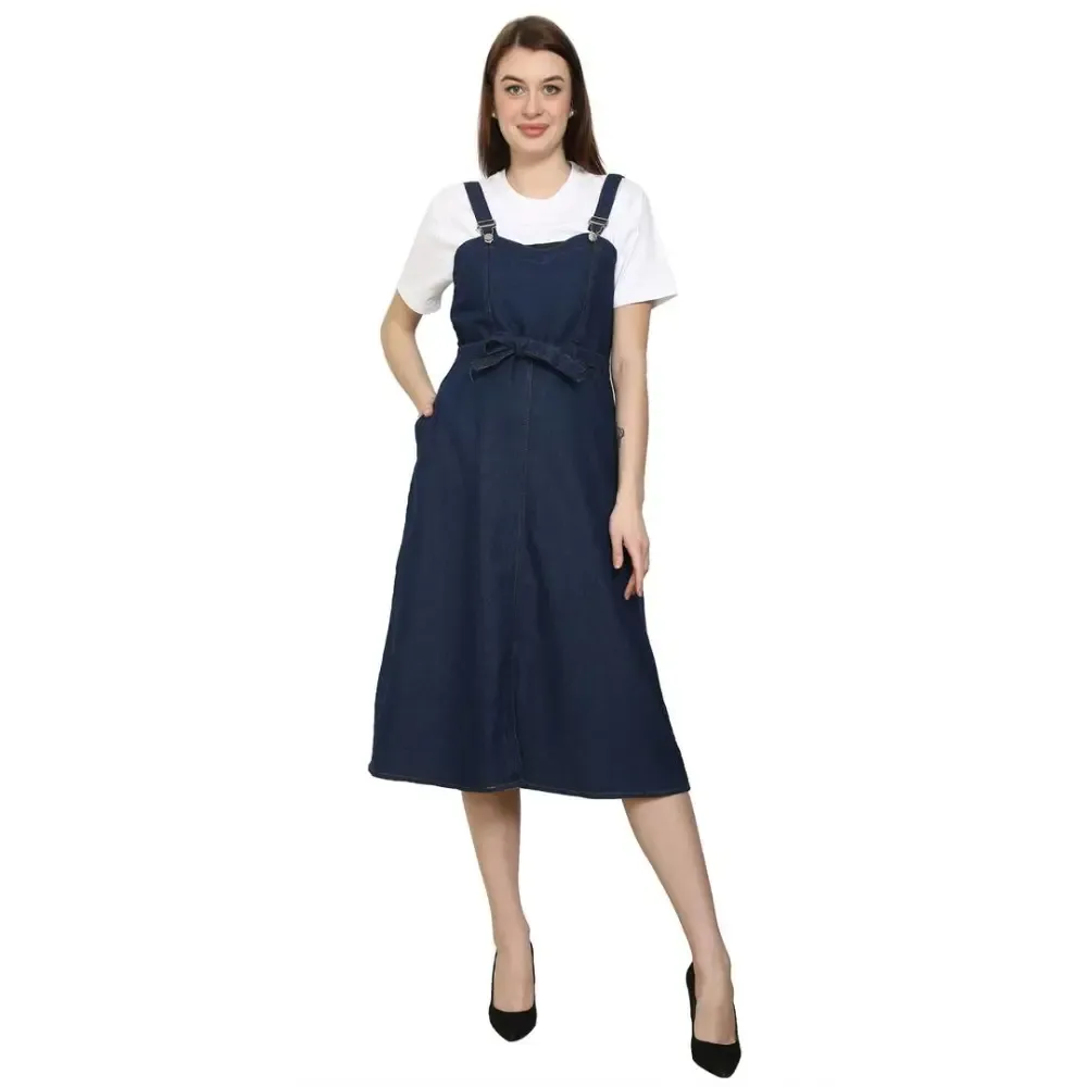 Stylish Fancy Denim Dungarees Dresses For Women