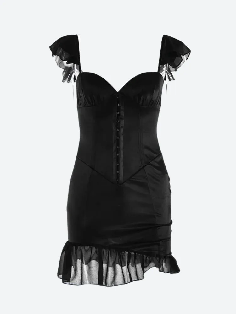 Sweetheart Neckline Corset Mini Dress