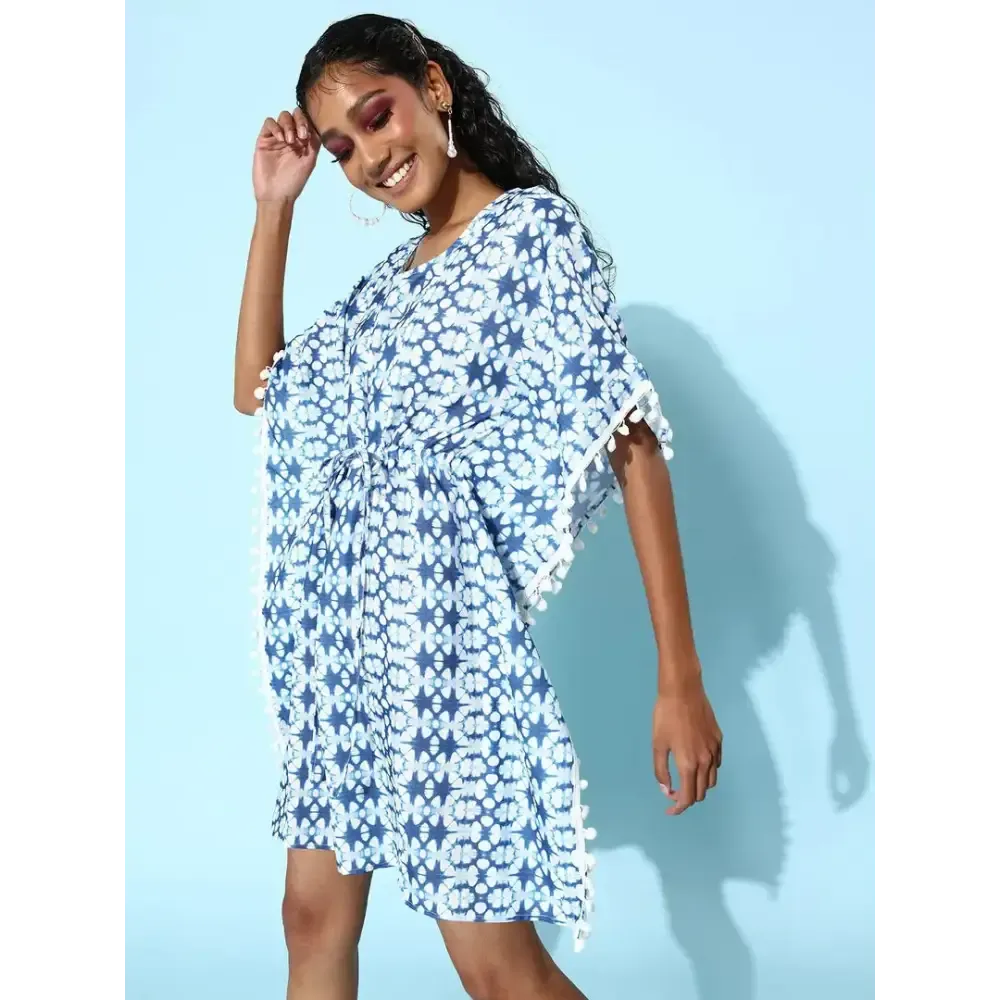 Women Stylish Cotton Blend Kaftan Dress