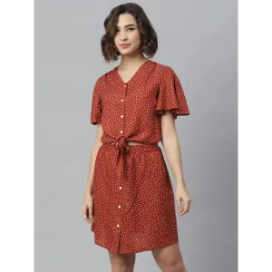 Women Stylish Viscose Rayon Shirt Dress